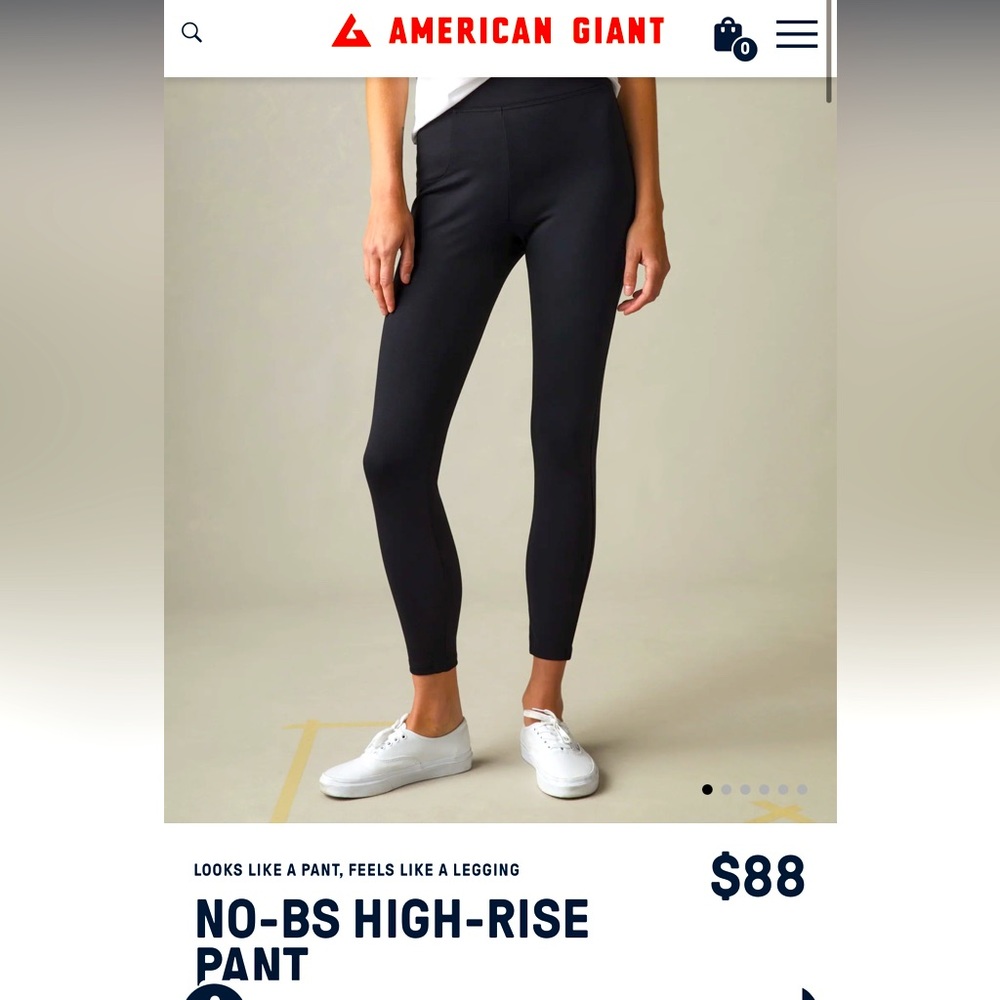 NO BS High Rise pant
